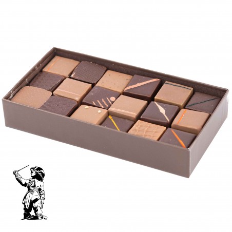 boite 120gr 18 chocolats assortis